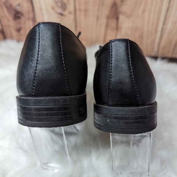 H & M  Men\'s Black Looks Leather GEORGE Lace Up Round Toe Evening 7.5 / 40 main image 5